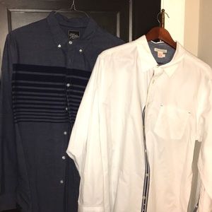 2 Pack Button Down Casual Shirt Long Sleeve
